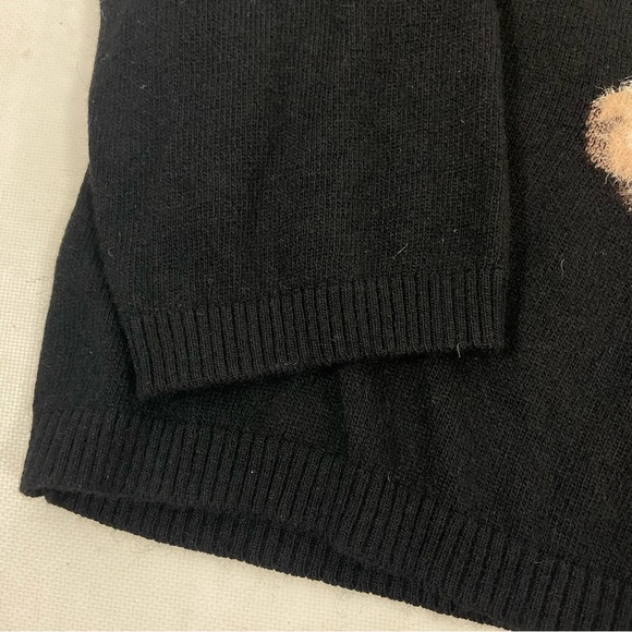 Nitt Studio Jackie O Neck Sweater lambswool blend puppy dog sweater - Picture 7 of 11